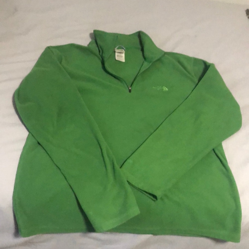 Men’s fleece quart zip north face pullover